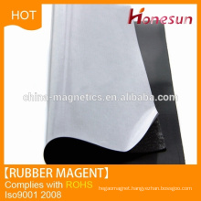 flexible magnetic rubber magnet sheet or roll with 0.3mm thickness